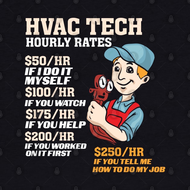 HVAC Tech Hourly Rate by Design Seventytwo